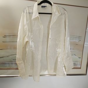 Addition-Elle Chiffon Long Sleeve Blouse Size 22